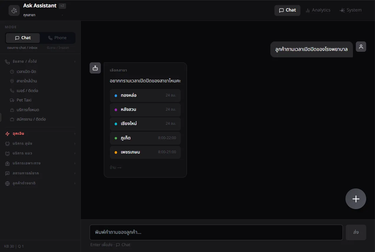 Ask Assistant - AI Knowledge Base for CS Teams screenshot